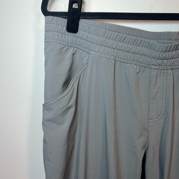 The North Face Pants Gray Pull On Drawstring Pockets Straight Leg Gorpcore Sz 16 - Picture 3 of 11